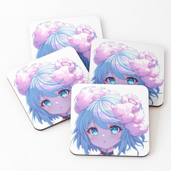 Item preview, Blue and Pink Cotton Candy Character designed and sold by blugost.