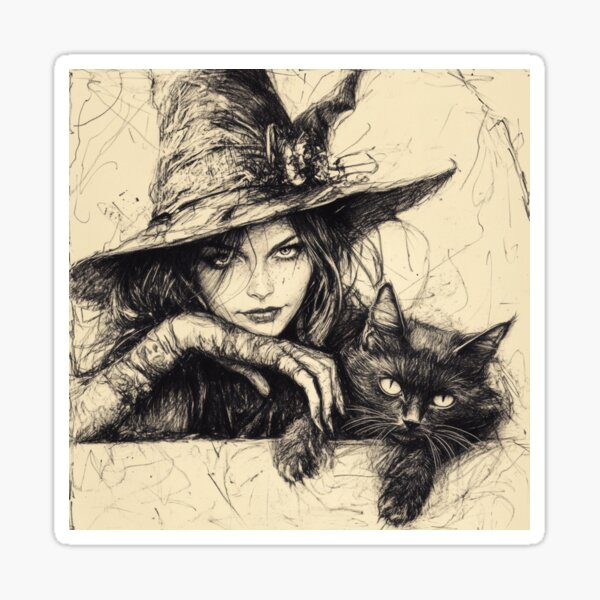 Item preview, Witch's Familiar designed and sold by Ellimade.