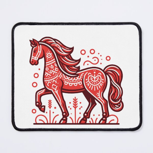 Item preview, Red Dala - Swedish Dala horse designed and sold by karolinahinc.