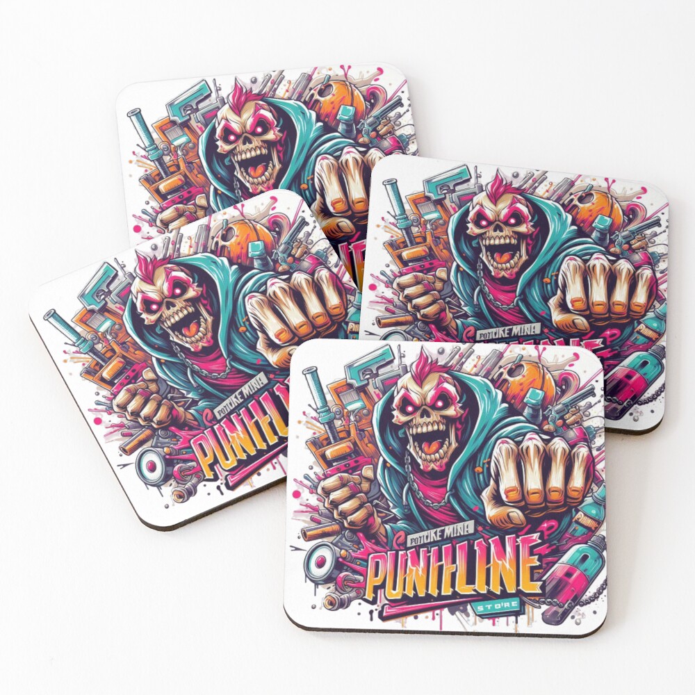 Item preview, Coasters (Set of 4) designed and sold by PunchLine-Store.