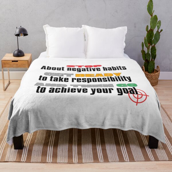 Item preview, Copy of Stop about negativ then go to achieve your goal habits get ready to take responsibility and designed and sold by talking-pen.