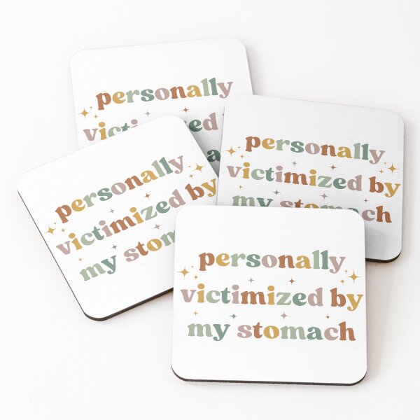 Item preview, Personally Victimized By My Stomach, Funny Tummy Hurts designed and sold by faridman.