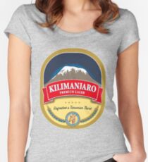 Camiseta entallada de cuello ancho Kilimanjaro Lager