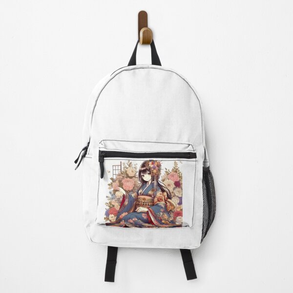 Item preview, Japanese girl in Flower background designed and sold by Carrot-4Thought.