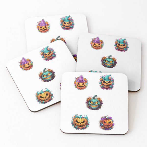 Item preview, Holloween Pumpkin Sticker Pack  designed and sold by cookiesTshirts.