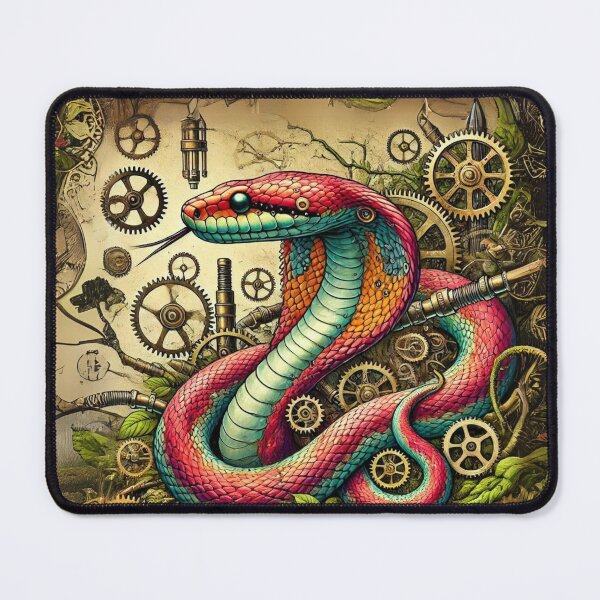 Item preview, Steampunk Coral Snake designed and sold by Sillytoe.