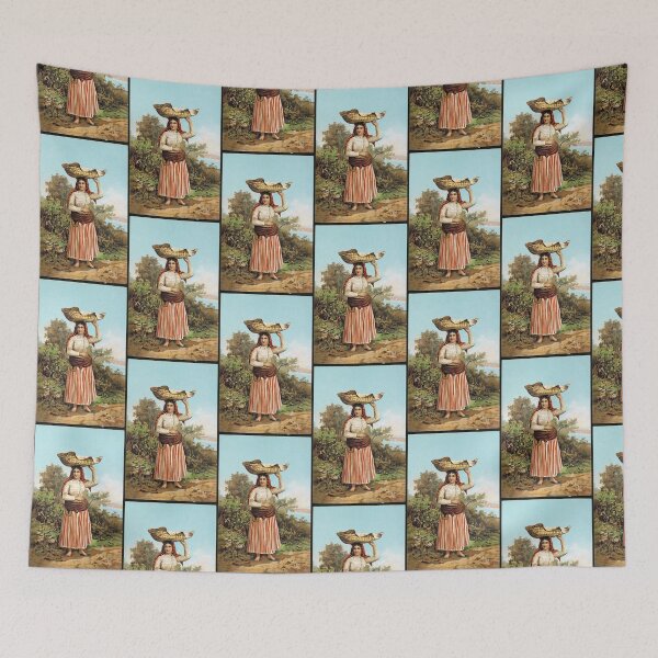 Item preview, VARINA fishseller in 19th century Lisbon designed and sold by MTD-Archives.