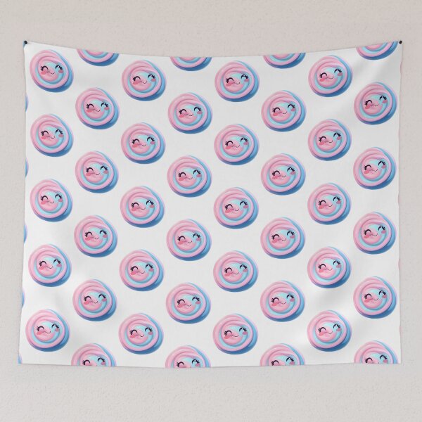 Item preview, Blue and Pink Cotton Candy Buddy designed and sold by blugost.