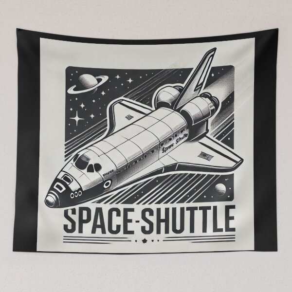 Item preview, space shuttle designed and sold by TEEJAMBOREE.