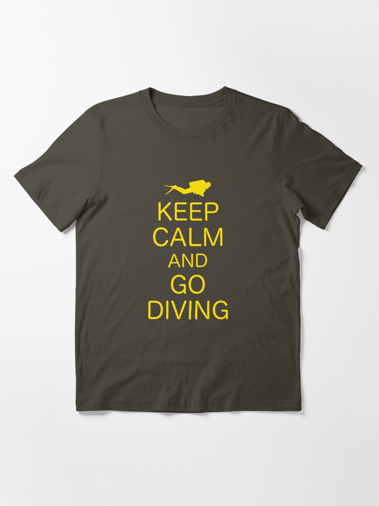 Alternate view of KEEP CALM AND GO DIVING Essential T-Shirt