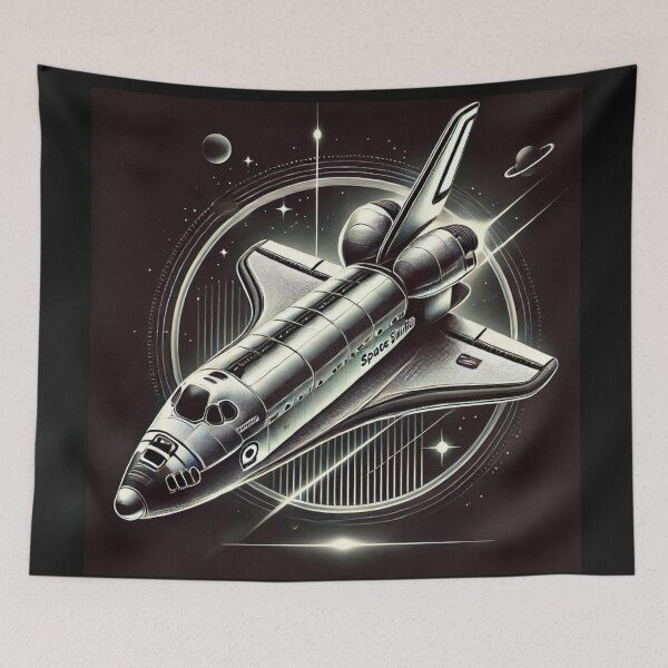 Item preview, space shuttle designed and sold by TEEJAMBOREE.
