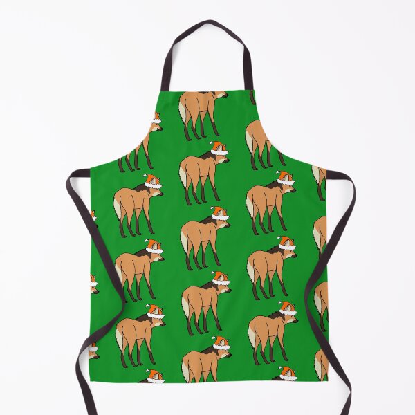 Item preview, Santa Hat Maned Wolf designed and sold by Leapingdoe.