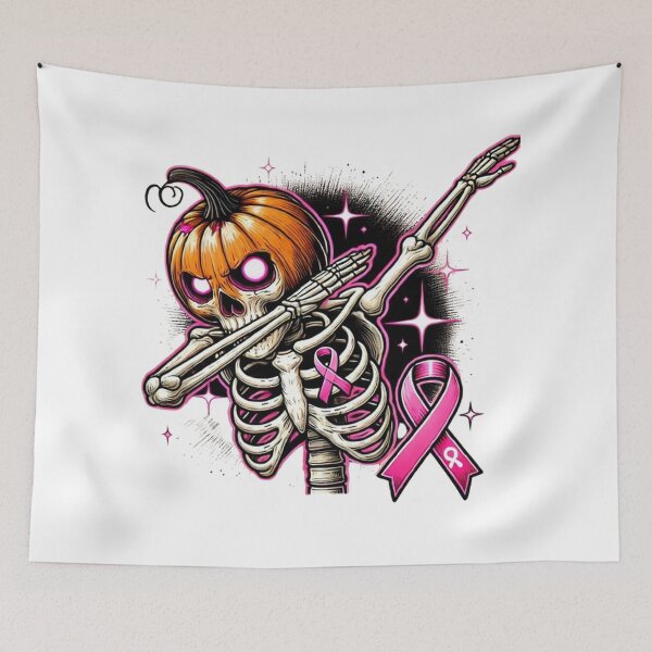 Item preview, Pink October: Halloween Pumpkin for Breast Cancer Awareness for Boys. designed and sold by SztylishDesigns.