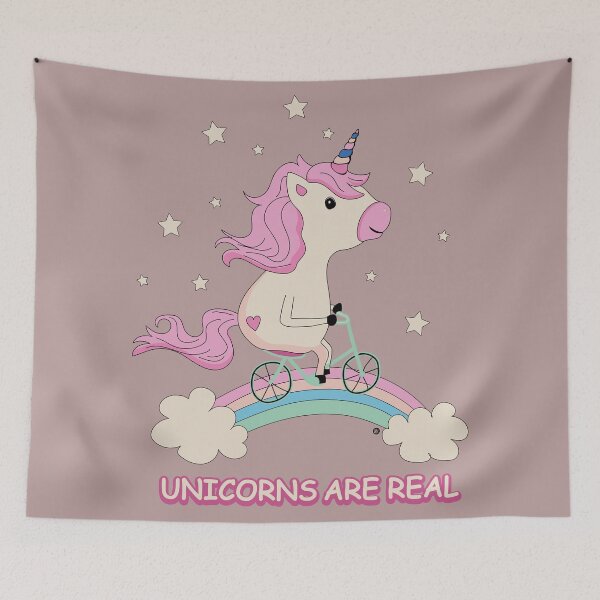 Item preview, Unicorns are real  designed and sold by Yuzik.