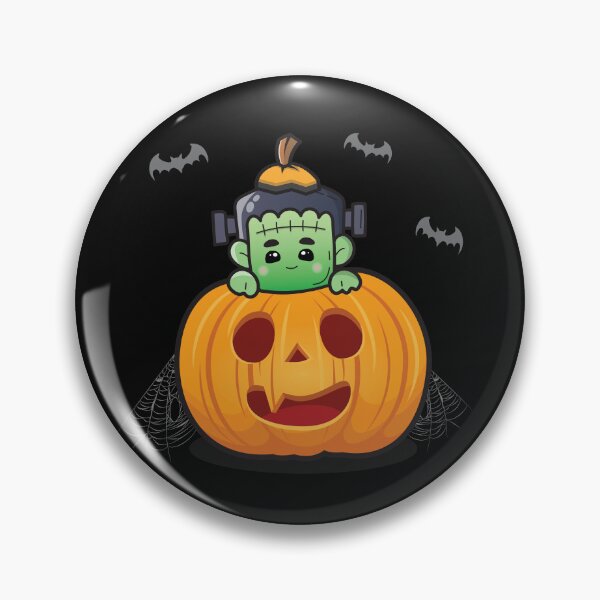 Artikelvorschau, Süßer Frankenstein mit Kürbis Halloween entworfen und verkauft von OhBoyLoveIt.
