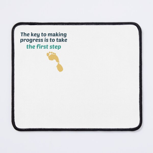 Item preview, Copy of The key to making progress is to take the first step. designed and sold by talking-pen.