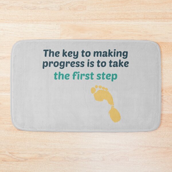 Item preview, Copy of The key to making progress is to take the first step. designed and sold by talking-pen.