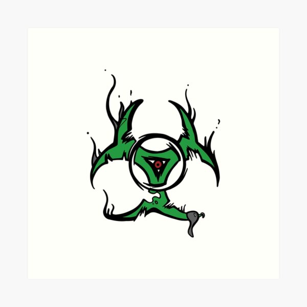 Item preview, Sick Biohazard Symbol designed and sold by DesignEvolved.