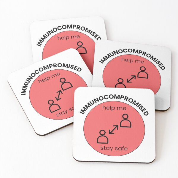Item preview, Immunocompromised Help me Stay safe - Social Distance designed and sold by sarahelainepdx.