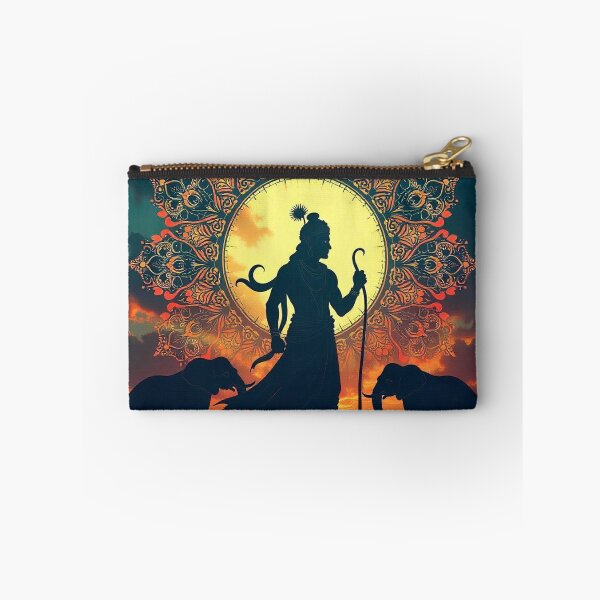 Item preview, Happy Dussehra Festival Card with Lord Rama Silhouette designed and sold by hjian8219.