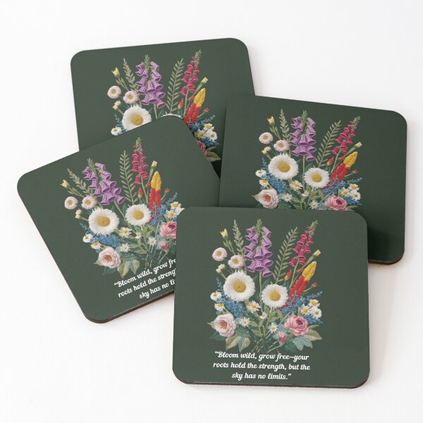Item preview, Bloom Wild and Free | Embroidery Wildflowers | Wildflowers  designed and sold by NoviaRobert.