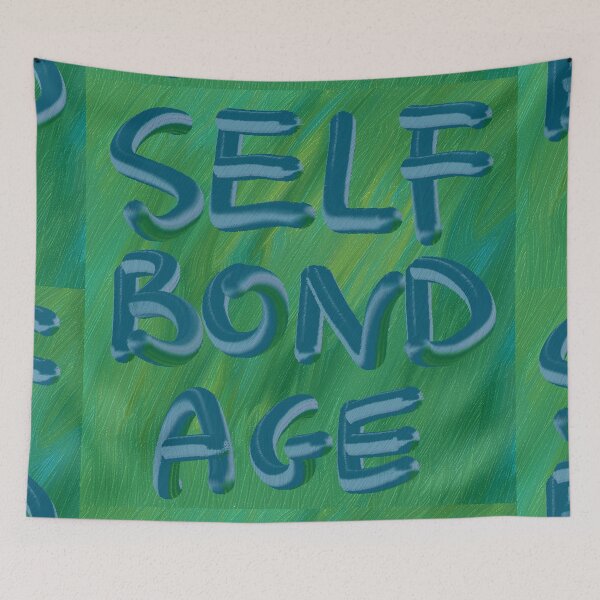 Item preview, SELFBONDAGE word art print designed and sold by nataliavandalia.