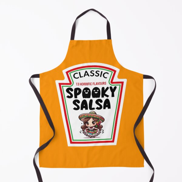 Item preview, Halloween Spooky Salsa Sauce Parody Ketchup Mustard Mayo Relish Salsa Dance Romantic Dancing Couplel designed and sold by NADIASHOP86.