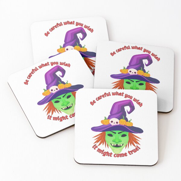 Item preview, Be careful what you wish… it might come true!" - Witches Halloween Collection designed and sold by TeeAauthenticF.