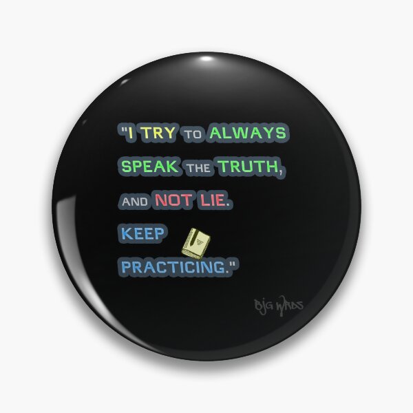 Item preview, "I TRY..." Quote 10/03/2024 designed and sold by BJGWRDS.