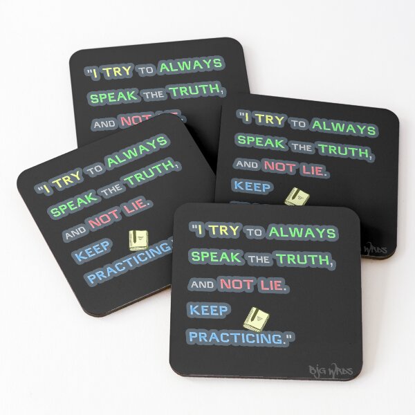Item preview, "I TRY..." Quote 10/03/2024 designed and sold by BJGWRDS.