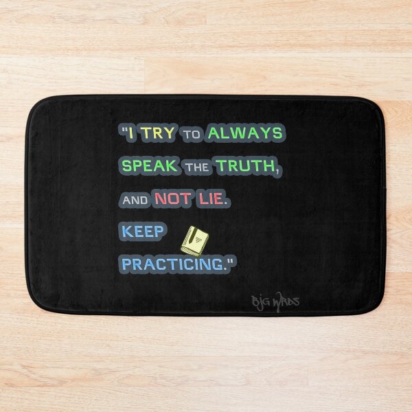 Item preview, "I TRY..." Quote 10/03/2024 designed and sold by BJGWRDS.