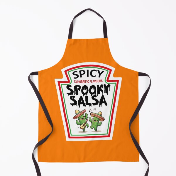 Item preview, cactus dancing Halloween Haunted Hot Sauce Tango Ketchup, Mustard, Mayo Salsa Dance Spooky Couple designed and sold by NADIASHOP86.