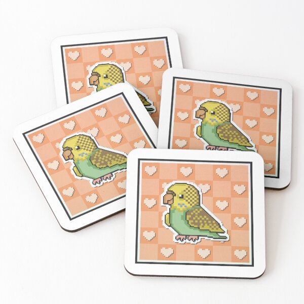 Item preview, Papercut Pixel Pets: Parakeet/Budgerigar/Budgie designed and sold by paperxpixels.