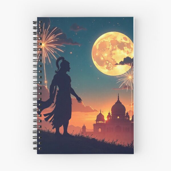 Item preview, Happy Dussehra Festival Card with Lord Rama Silhouette designed and sold by hjian8219.