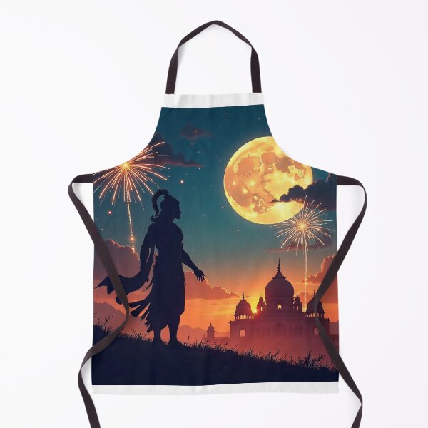Item preview, Happy Dussehra Festival Card with Lord Rama Silhouette designed and sold by hjian8219.