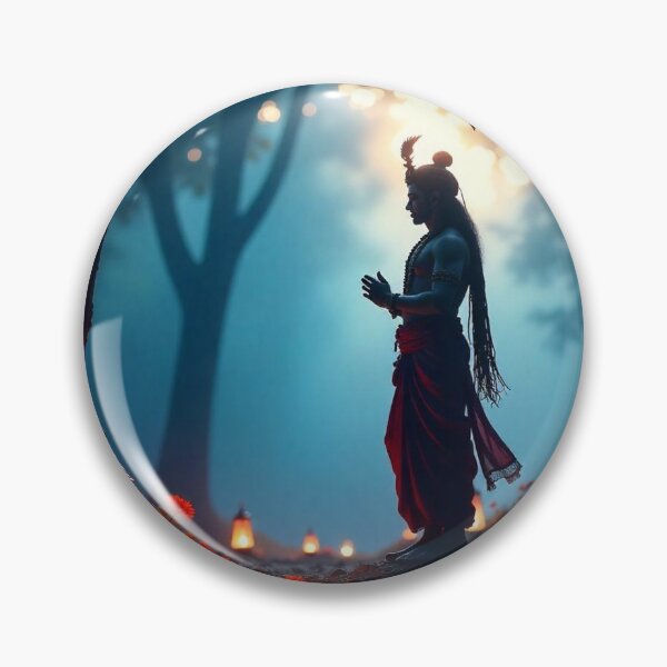 Item preview, Happy Dussehra Festival Card with Lord Rama Silhouette designed and sold by hjian8219.