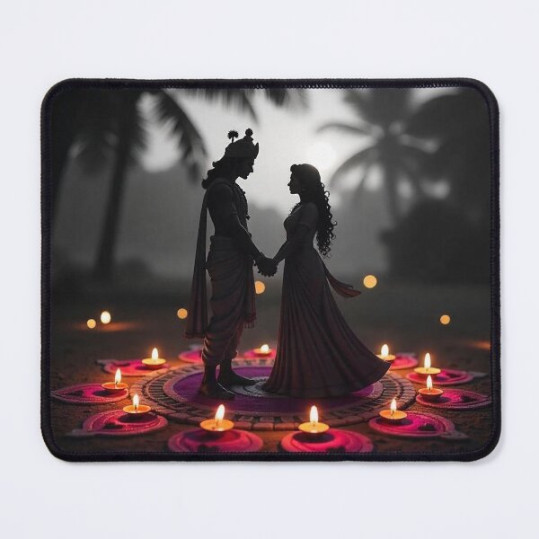 Item preview, Happy Dussehra Festival Card with Lord Rama Silhouette designed and sold by hjian8219.