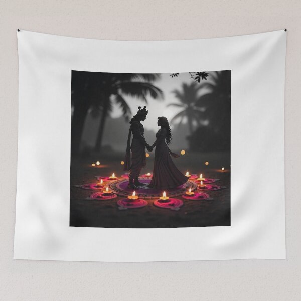 Item preview, Happy Dussehra Festival Card with Lord Rama Silhouette designed and sold by hjian8219.