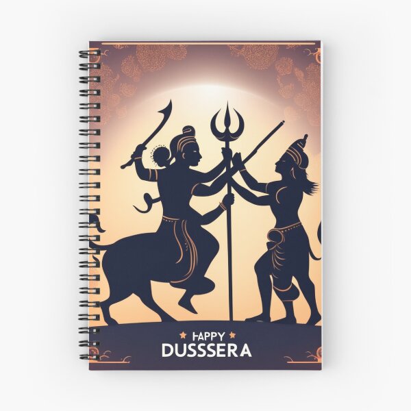 Item preview, Happy Dussehra Festival Card with Lord Rama Silhouette designed and sold by hjian8219.