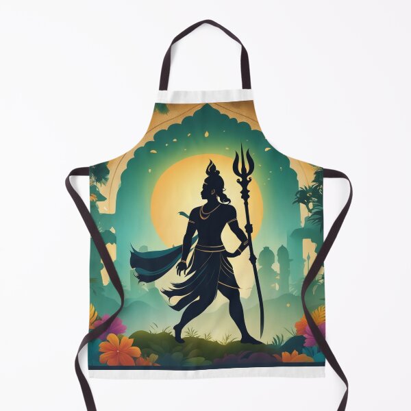 Item preview, Happy Dussehra Festival Card with Lord Rama Silhouette designed and sold by hjian8219.