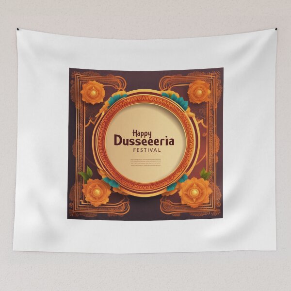 Item preview, Beautiful Happy Dussehra Hindu Traditional Festival Celebration Card Design designed and sold by hjian8219.