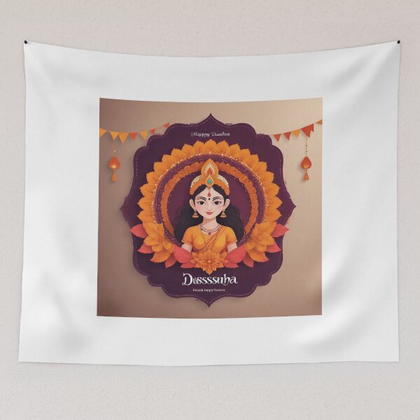 Item preview, Beautiful Happy Dussehra Hindu Traditional Festival Celebration Card Design designed and sold by hjian8219.