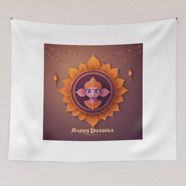 Item preview, Beautiful Happy Dussehra Hindu Traditional Festival Celebration Card Design designed and sold by hjian8219.