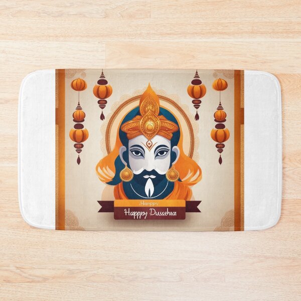 Item preview, Beautiful Happy Dussehra Hindu Traditional Festival Celebration Card Design designed and sold by hjian8219.