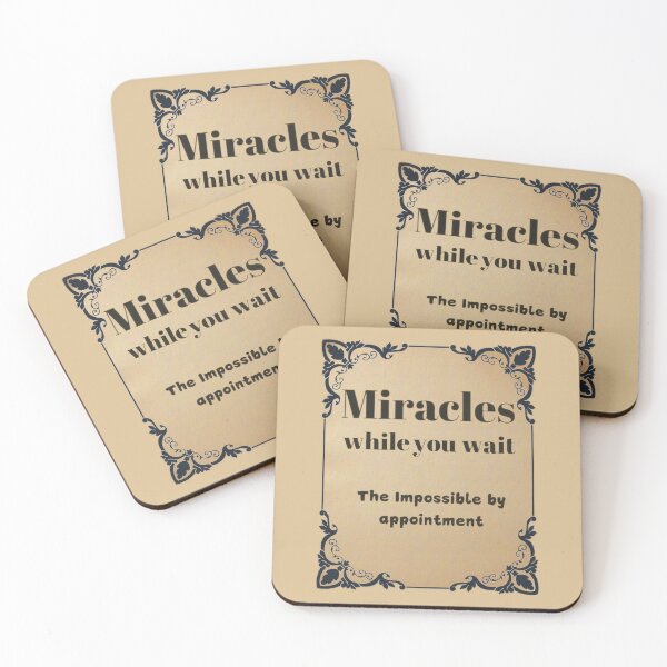 Item preview, Miracles while you wait designed and sold by LionAround.