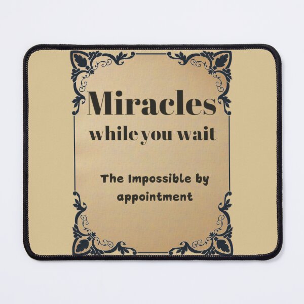 Item preview, Miracles while you wait designed and sold by LionAround.