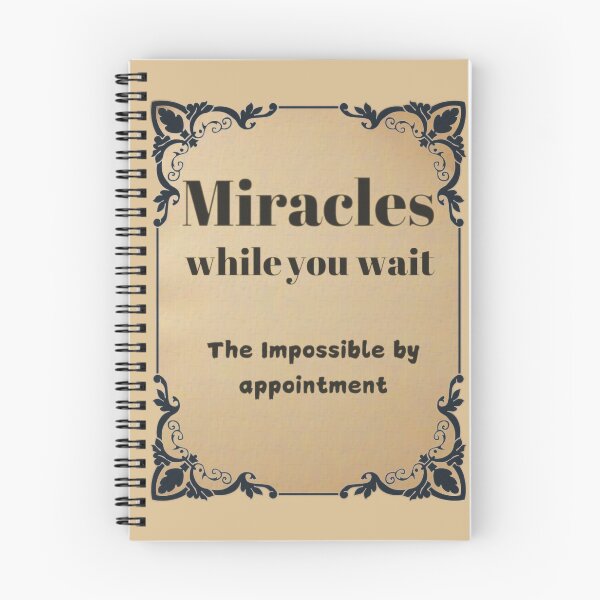 Item preview, Miracles while you wait designed and sold by LionAround.
