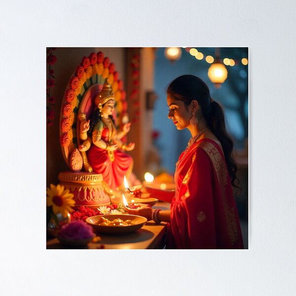 Item preview, Beautiful Happy Dussehra Hindu Traditional Festival Celebration Card Design designed and sold by hjian8219.