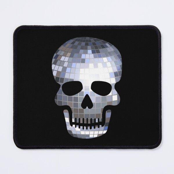 Item preview, eerie halloween disco ball skull designed and sold by Gossip Rag.