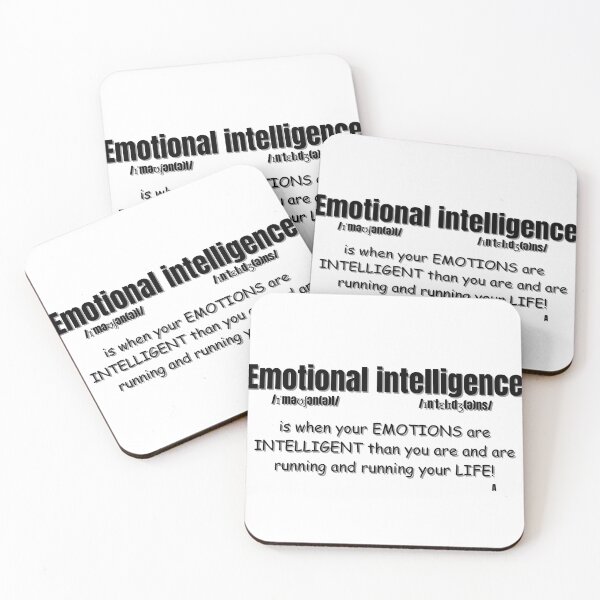 Item preview, Emotional Intelligence is when your EMOTIONS are INTELLIGENT than you are and are running and running your LIFE! designed and sold by Finds.